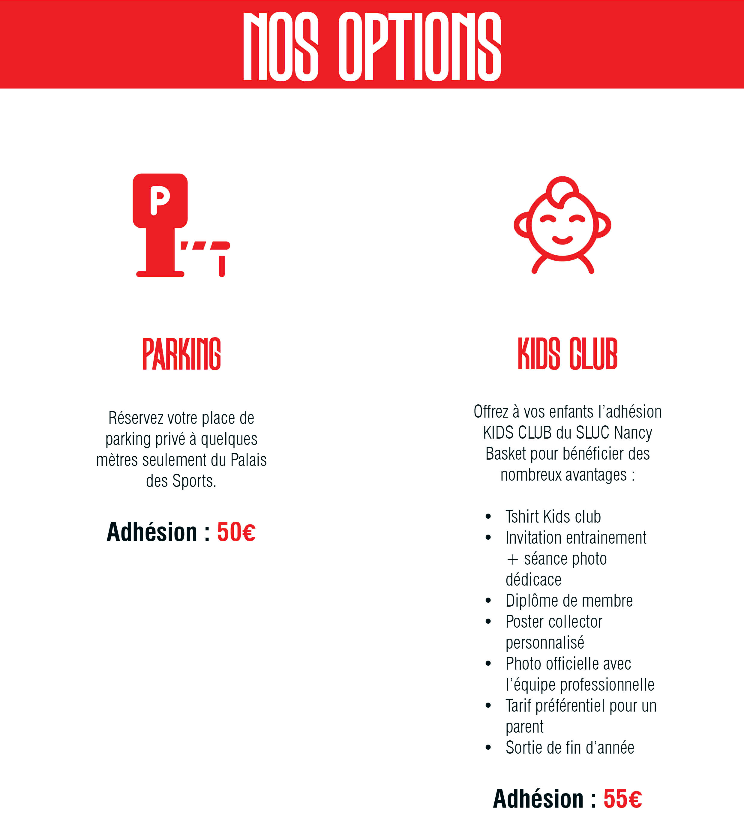 Nos options